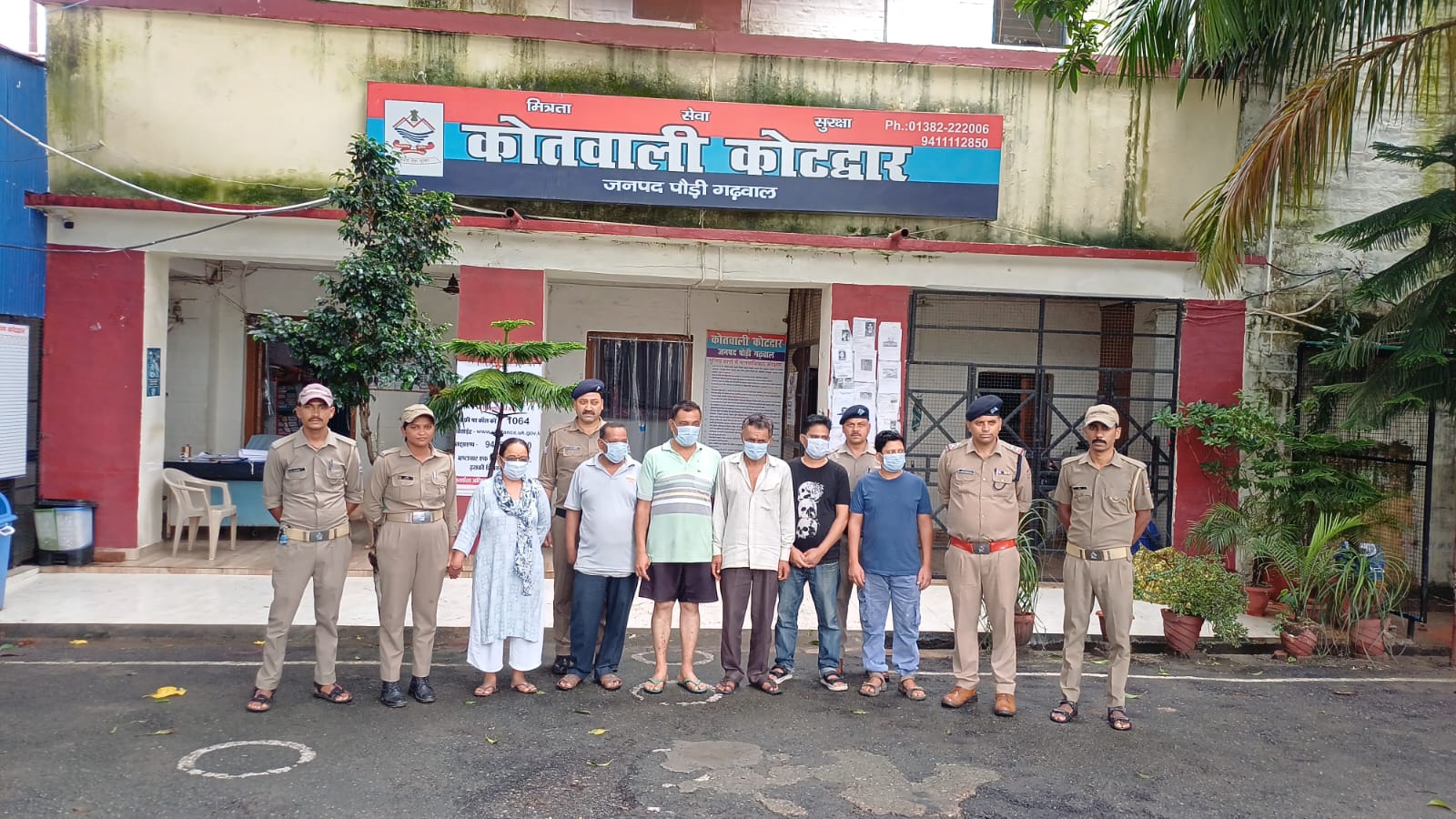 फरार वारंटियों पर पौड़ी पुलिस का सख्त शिकंजा, कोटद्वार से 6 वारंटी गिरफ्तार